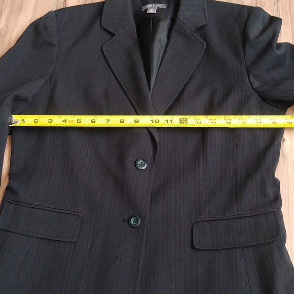 apt.9 Dark Gray Color Blazer Size 10 - Picture 9 of 12